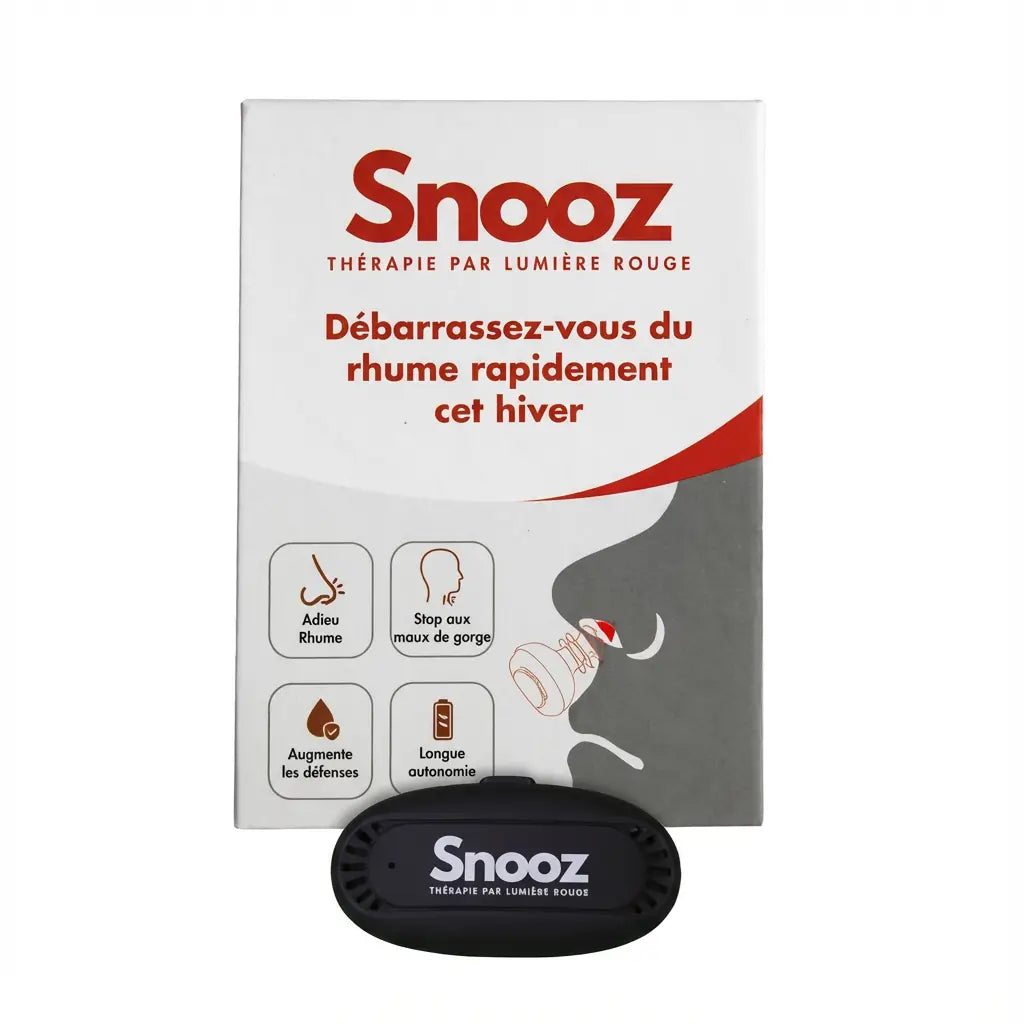 Snooz — Dispositif nasal à lumière rouge