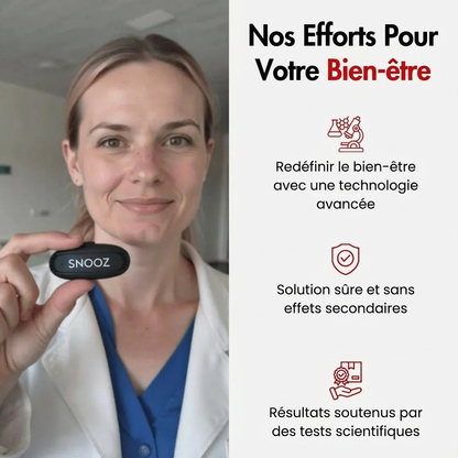 Snooz — Dispositif nasal à lumière rouge